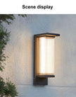 Outdoor Waterproof Wall Lamp for Courtyard Villa Entrance Garden Yard Lighting Modern Simple Style Metal+PC Light Source