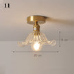 Modern Pendant Ceiling Lamp with Glass Shade for Kitchen Aisle Balcony Bedroom Home Art Deco Led Ceiling Lights Fixtures E27