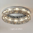 Light Luxury Crystal Ceiling Light Round LED Lamp 2025 New Post-modern Design Upscale Lighting Fixture for Living Room Bedroom