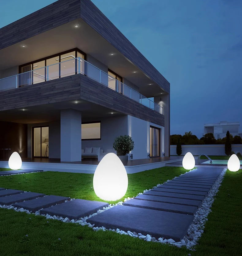 Luminous dinosaur egg lawn solar LED outdoor lighting solar lights outdoor garden decoration outdoor garden lights