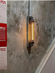 American Flute Wall Lamp Unique LOFT Restaurant Bar Grill Hallway Iron Wall Light Rustic Industrial Decor Edison Bulb Fixture