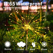 LED Firework Garden Decor Lights Solar Power Waterproof Outdoor Path Solar Lawn Lamp for Villa Patio Balcony Street