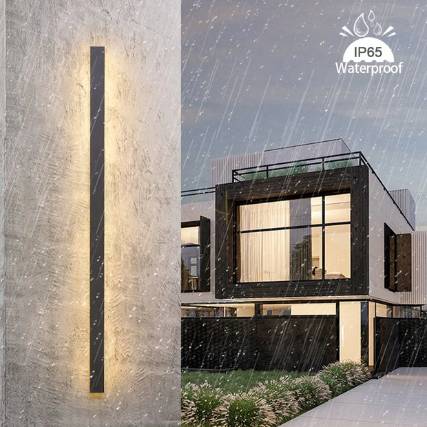 LED Long wall lamp Outdoor Lighting Waterproof LED villa Wall Light Porch Light Bedside Lamp 85V-265V 60-200CM 1 /2 Set