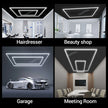 Honeycomb LED Rectangle Lighting Office Gym Desk Barber Workshop Ceiling pendant Light Color change Dimmable Garage Hexagon Lamp