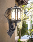 European Style Outdoor Entrance Villa Balcony Waterproof Retro Courtyard Terrace Wall Light