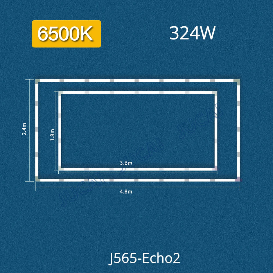 6500K  LED tube combination rectangular sleeve lamp made of PC material,lightweight For garage light,barber shop bedroom