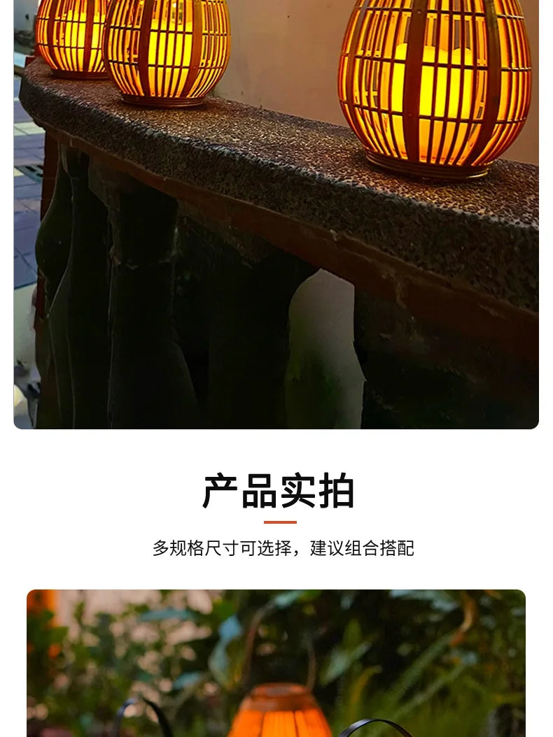 Solar Outdoor Terrace Hanging Light Balcony Decoration Ambient Light Energy Conservation Landscape Lights Decorative Light