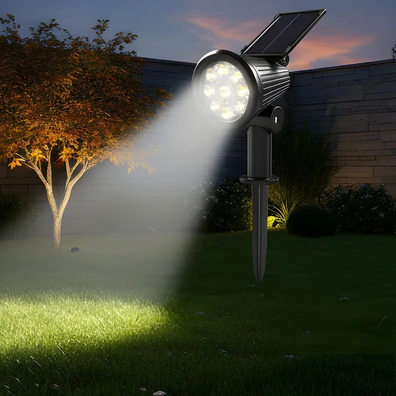 9LED Solar Powered Lights Outdoor Garden Waterproof IP65 Wall Lamps Motion Sensor Light Spotlight Path Yard Lawn Landscape Decor