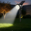 9LED Solar Powered Lights Outdoor Garden Waterproof IP65 Wall Lamps Motion Sensor Light Spotlight Path Yard Lawn Landscape Decor