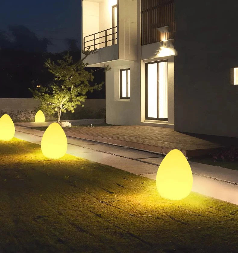 Luminous dinosaur egg lawn solar LED outdoor lighting solar lights outdoor garden decoration outdoor garden lights