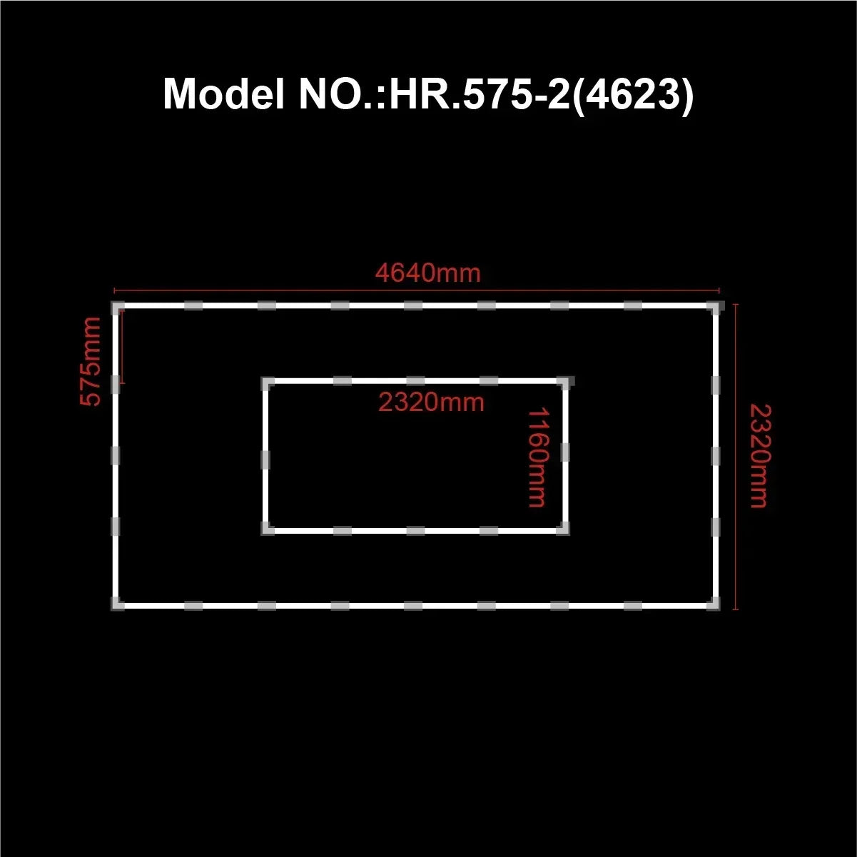 Office Extra Large Workshop LED Light 6500K Garage Ceiling Light Shop Light for Car Detailing Gym Supermarket Show  customized
