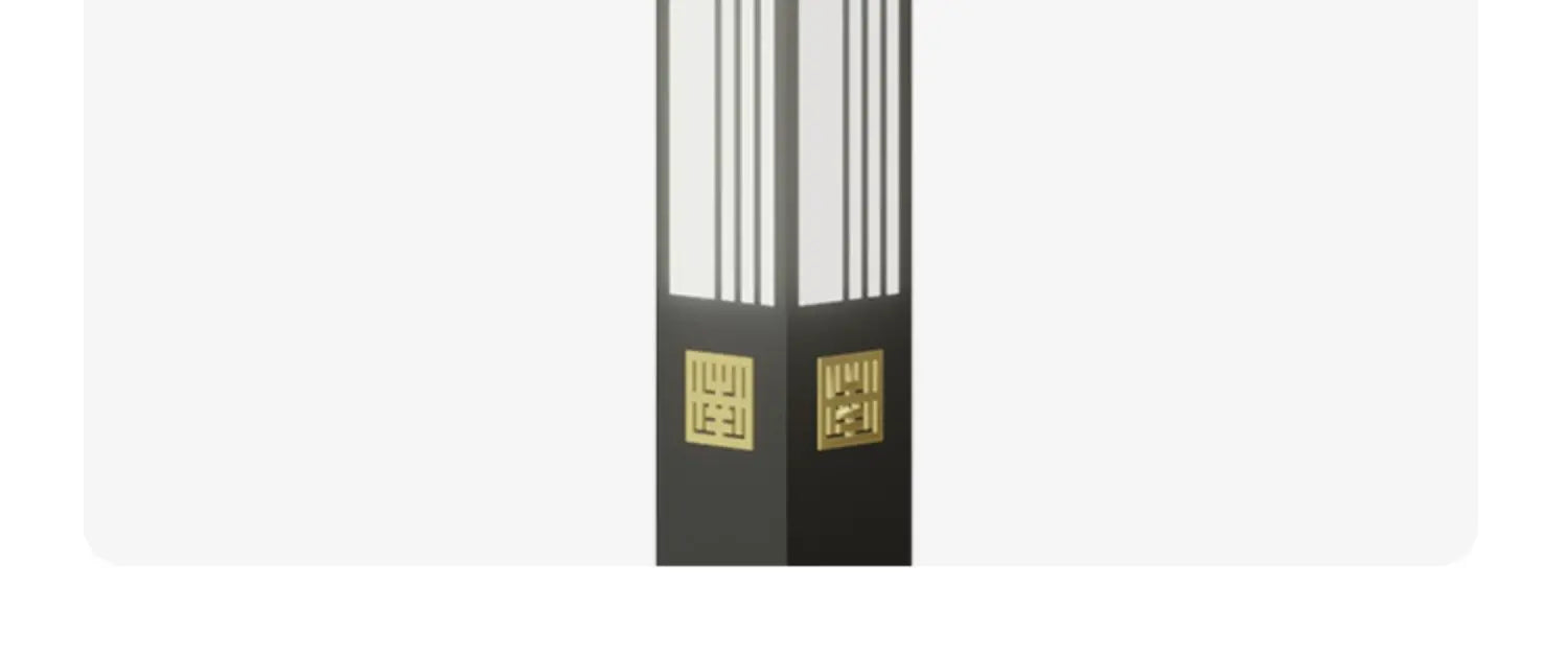 Garden lamp outdoor waterproof new Chinese landscape lamp post community square commercial street lamp project custom high pole