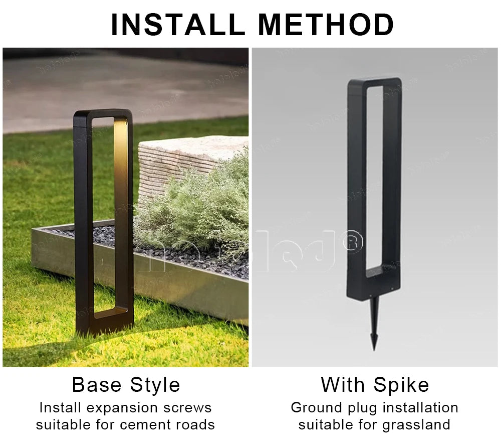 60Cm 80cm Waterproof Solar Garden Light Landscape Passage Highlighting Modern Light Emitting Diode Bollards Light