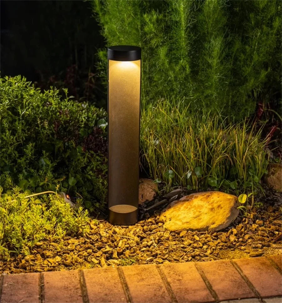 10W Outdoor Garden Landscape Path Light Waterproof Villa Backyard Lawn Bollard Lighting Square Exterior Lawn Column Light