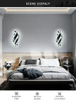 Curved Spiral Design LED Wall Lamp for Bedroom Bedside Corridor Living Room Staircase Corridor Lighting Fixture Home Decor Light