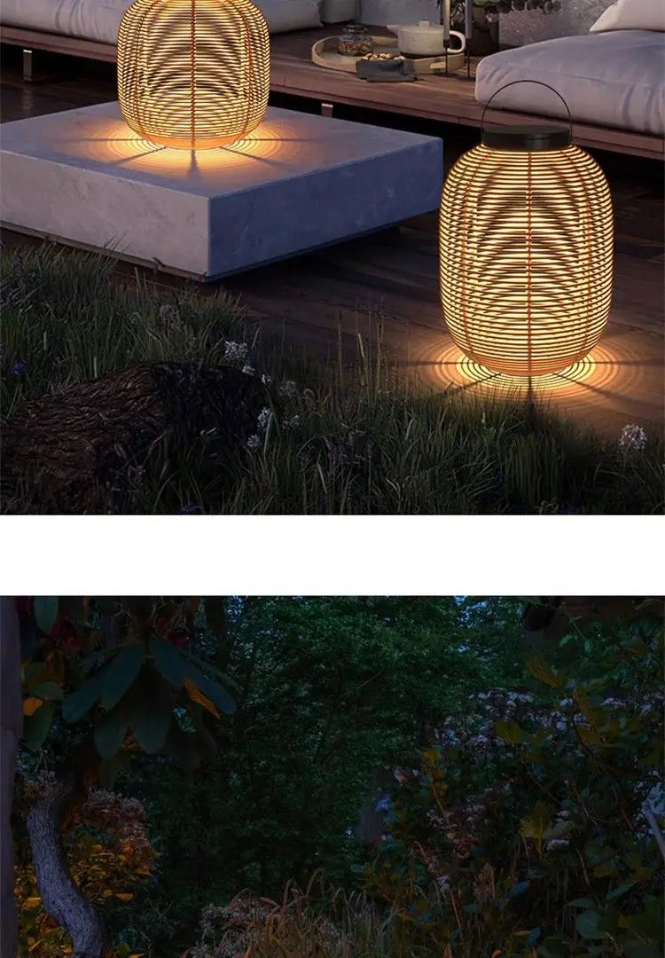 LED Solar Powered Handheld Light Outdoor Waterproof Courtyard Garden Lawn Landscape Decoration Atmosphere Lighting Fixtures