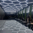 Hexagon LED Light for Garage Ceiling Auto Car Body Repair Workshop Barbershop Hair Salon Gym - Customized Lighting Lamp
