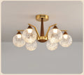 Modern LED Glass Ball Chandeliers Living Room Dining Table Salon Chandelier Bedroom Ceiling Chandelier Home Decoration Lighting