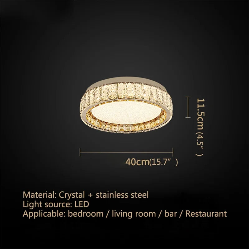 WPD Modern Simple Ceiling Lamps Creative LED Crystal Decorative For Home  Lighting