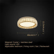 WPD Modern Simple Ceiling Lamps Creative LED Crystal Decorative For Home  Lighting