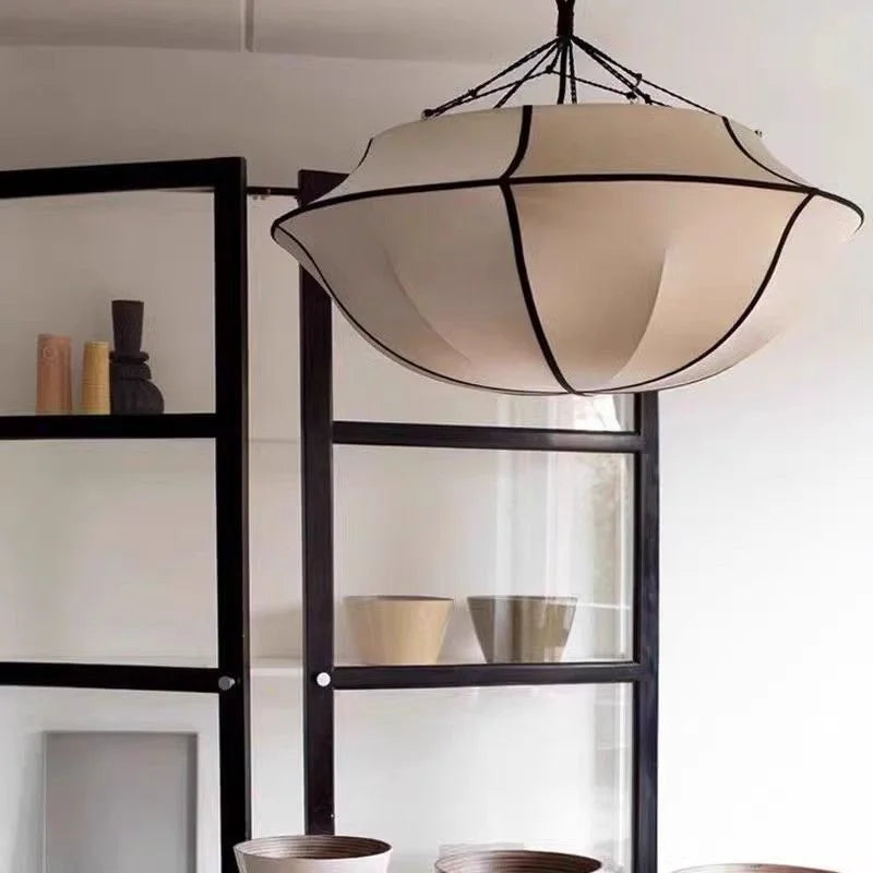 Japanese silk pendant light Art Decor Oi Soi ufo umbrella lamp LED chinese lantern Living Room Study office unique bedroom light