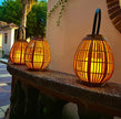 Creative New LED Solar Plastic Lantern Outdoor Waterproof Courtyard Villa Garden Decoration Atmosphere Lighting Fixtures