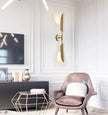 Moderm Luxury Single Double Head Wall Lamp Golden Lnclined Tube Wall Light Mirror Light Stair Living Room Bedroom Deco Luminaire