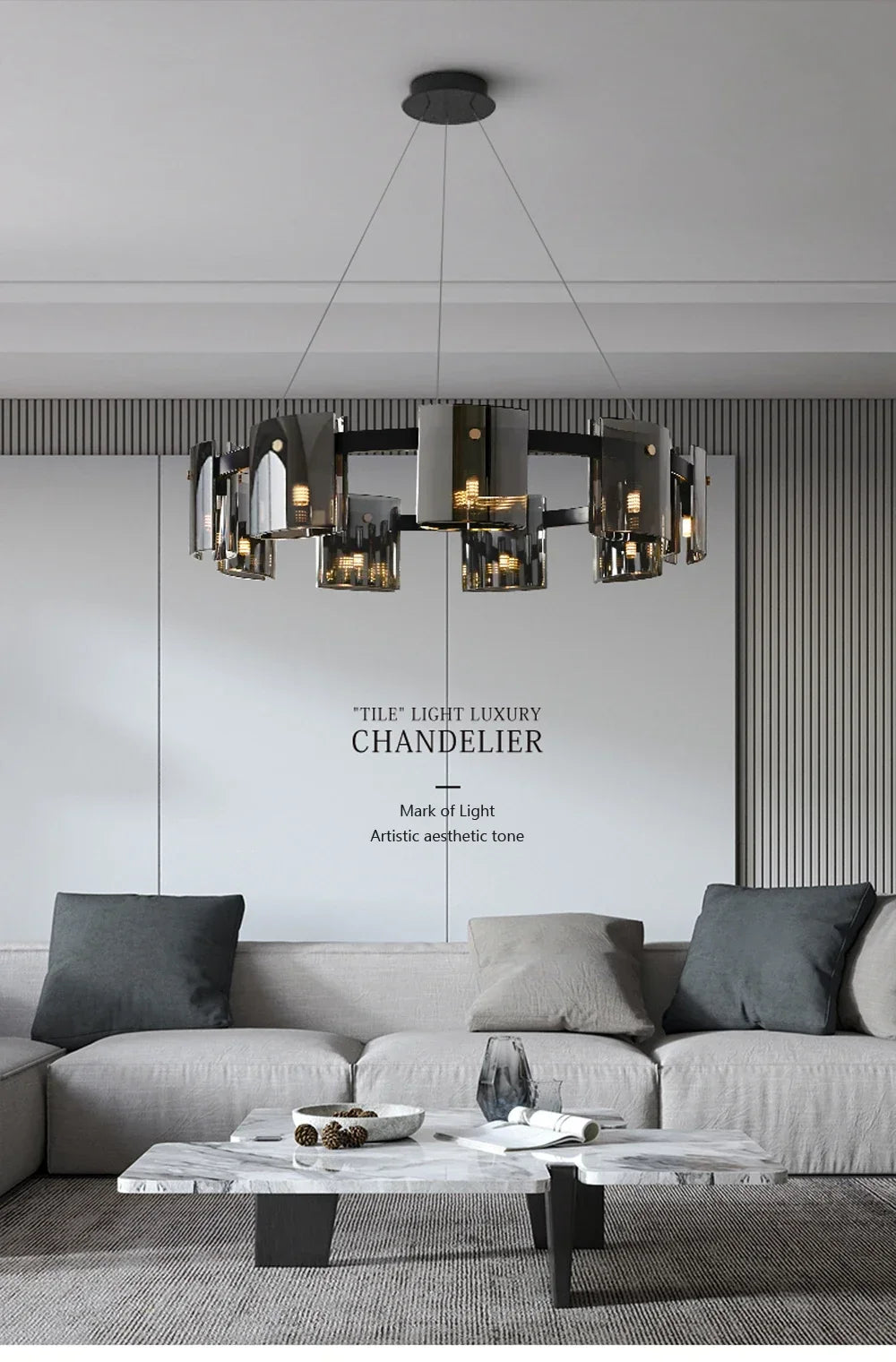 Modern Luxury Living Room Pendant Light Minimalist Bedroom Designer Home Lamp Creative Restaurant Bar Counter Main Light