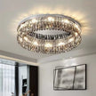 Light Luxury Crystal Ceiling Light Round LED Lamp 2025 New Post-modern Design Upscale Lighting Fixture for Living Room Bedroom