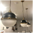 Retro Restaurant Dining Table Single Head Iron Pot Lid Lampshade Industrial Style Store Art Deco LED Round Chandelier