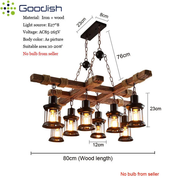Vintage Industrial Style Mid-Century Pendant Lights Classic Lamps for Kitchen Living Dining Cafe Bar Home Decoration Chandeliers