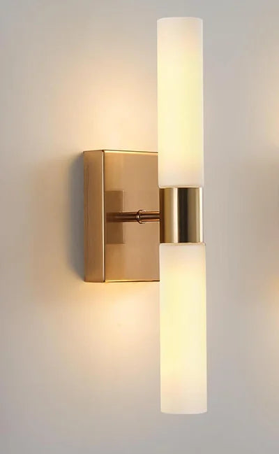 Nordic Wind Gourd Wall Lamp Minimalist LED Milky White Light For Living Room Study Bedroom Bedside Home Decoration Light Fixture
