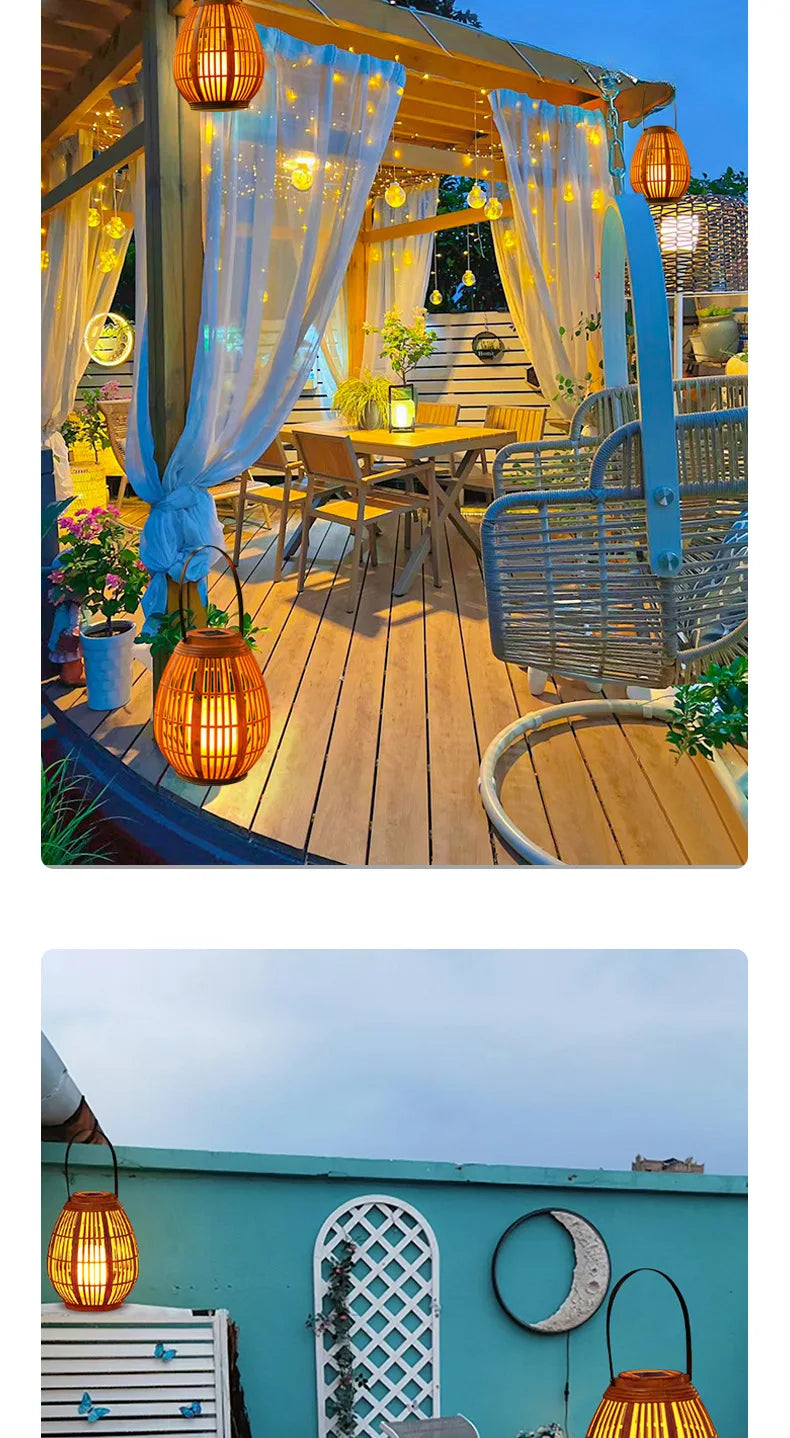 Solar Outdoor Terrace Hanging Light Balcony Decoration Ambient Light Energy Conservation Landscape Lights Decorative Light