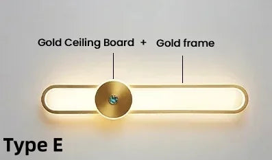 Modern Sconce LED Long Wall Light for Bedroom Living Room Surface Mounted Background Room Decor Wall Lighting Fixture