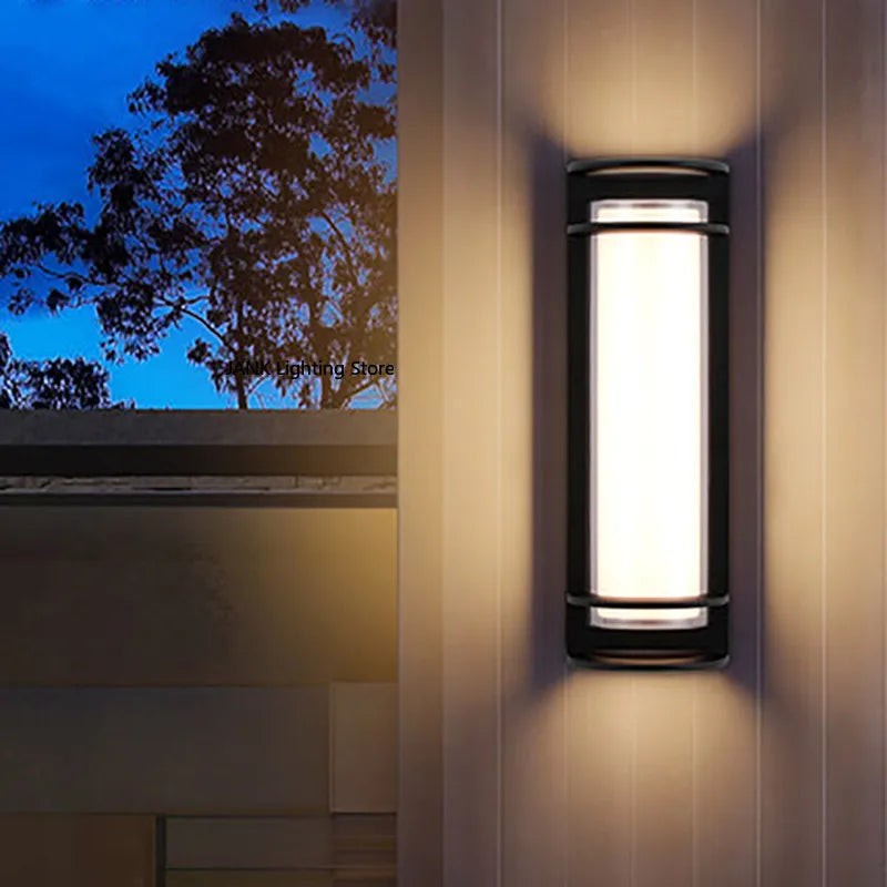 Outdoor LED Wall Lamp Waterproof Villa Lighting Courtyard  Simple Entrance Gate Pillar Outdoor Corridor Terrace Outside