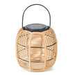 Solar Garden Light Ornaments 600mAh Imitation Rattan Lawn Projection Light Decor