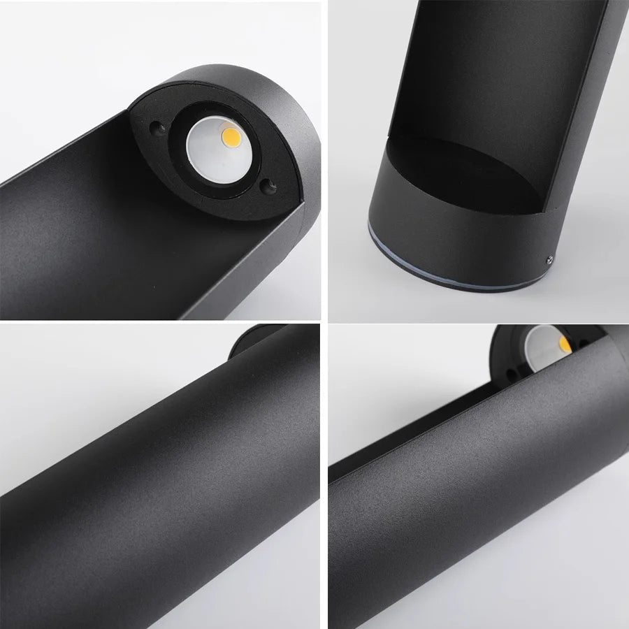 10W Outdoor Garden Landscape Path Light Waterproof Villa Backyard Lawn Bollard Lighting Square Exterior Lawn Column Light