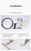 Minimalist LED Skyline Linear Light COB Modern Wall Lamp for Living Room Bedroom Art Exhibition Wall DIY Decor Strips Sconce