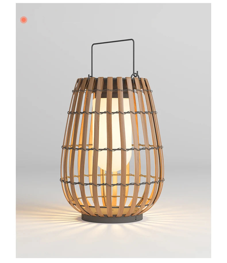 Solar Lights LED Floor Lamp Outdoor Waterproof Solar Energy Imitation Rattan Ambient Lamp Villa Gate Garden Courtyard lighting