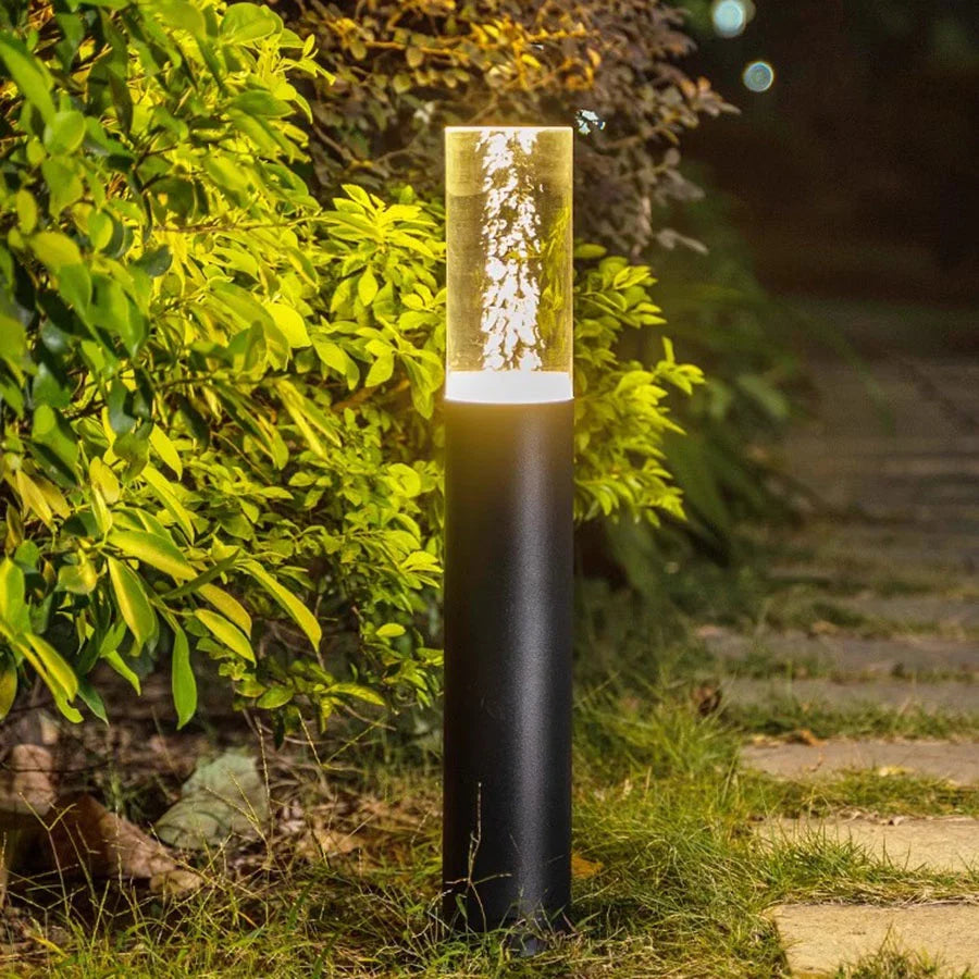 Outdoor Waterproof Acrylic LED Lawn Lamp 50/70CM Aluminum Pillar Garden Path Light Landscape Lawn Lights AC85-265V