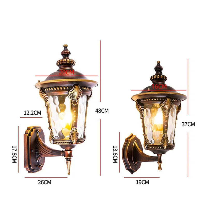 BROTHER Contemporary LED Outdoor Wall Lamps Electric Simplicity Waterproof Balcony Hallway Courtyard Villa Gate Hotel