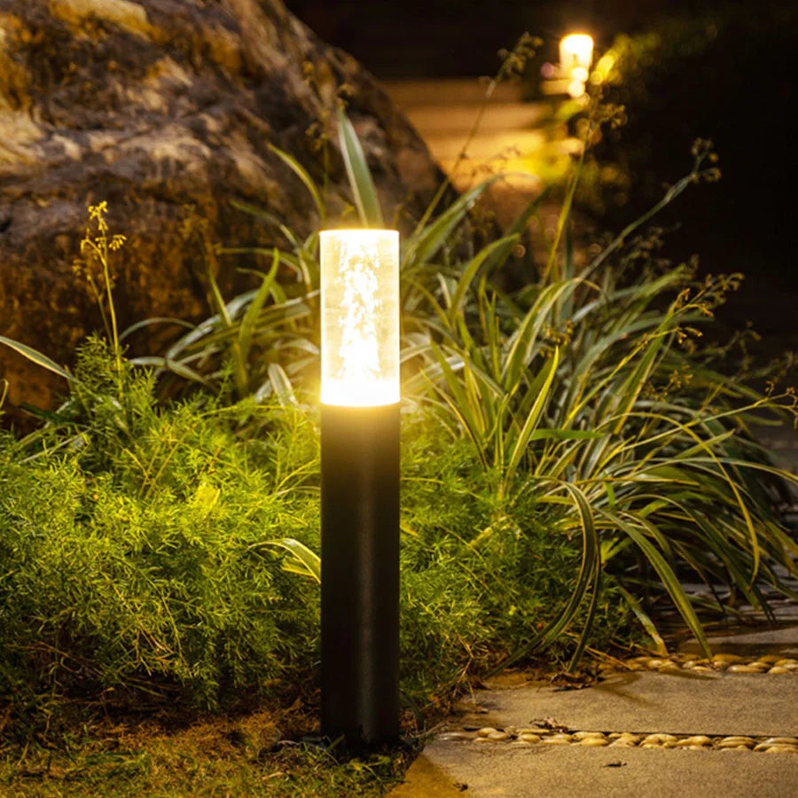 Outdoor Waterproof Acrylic LED Lawn Lamp 50/70CM Aluminum Pillar Garden Path Light Landscape Lawn Lights AC85-265V