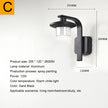 Waterproof LED Wall Light Creative Wall Light IP65 Courtyard Corridor Wall Decoration Modern Garage Balcony Atmosphere Light
