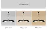 Arrow chandelier LED modeling light Office gym Internet cafe store Shopping mall corridor aisle V-shaped industrial wind light