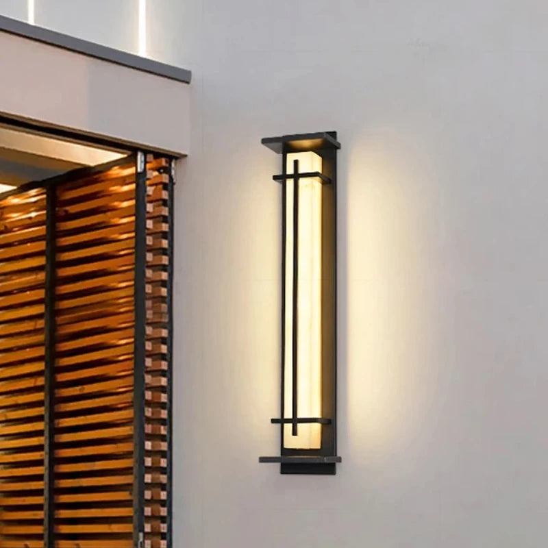 Outdoor Wall Lighting Modern simple villa Waterproof wall lamp Exterior wall Porch Balcony Stainless steel Garden Terrace light