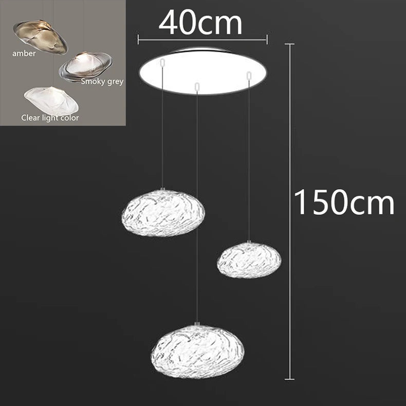 Nordic home decoration, stair chandelier, living room bedroom and dining room Pendant lights, ceiling light, indoor lighting