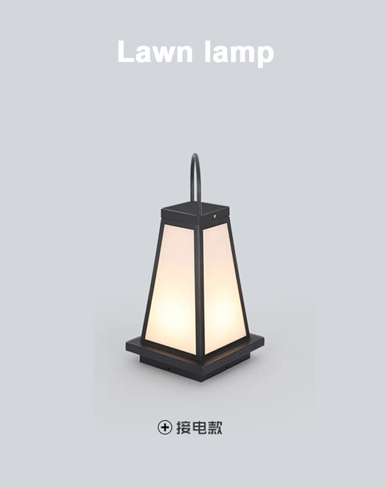 Outdoor Waterproof Courtyard Lawn Lamp Villa Garden Yard Floor Lamps Landscape Garden Japanese Garden Lawn Light