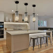 Crystal Pendant Lamp American Industrial-style Home Décor Lighting Fixtures for Kitchens, Dining Rooms, Parlor and Bedrooms