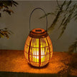 Creative New LED Solar Plastic Lantern Outdoor Waterproof Courtyard Villa Garden Decoration Atmosphere Lighting Fixtures