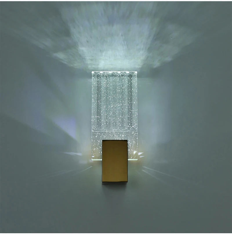 Modern Bubble Crystal LED Wall Lamps Bathroom Dresser Living Room Bedroom Mirror Wall Sconces Indoor Decoration Lighting Lustres